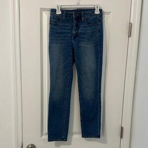 Talbots Women's Straight Leg Jeans in Deep Blue